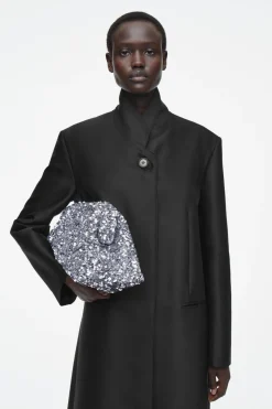 COS OVERSIZED SEQUINED FRAMED CLUTCH-Women Bags
