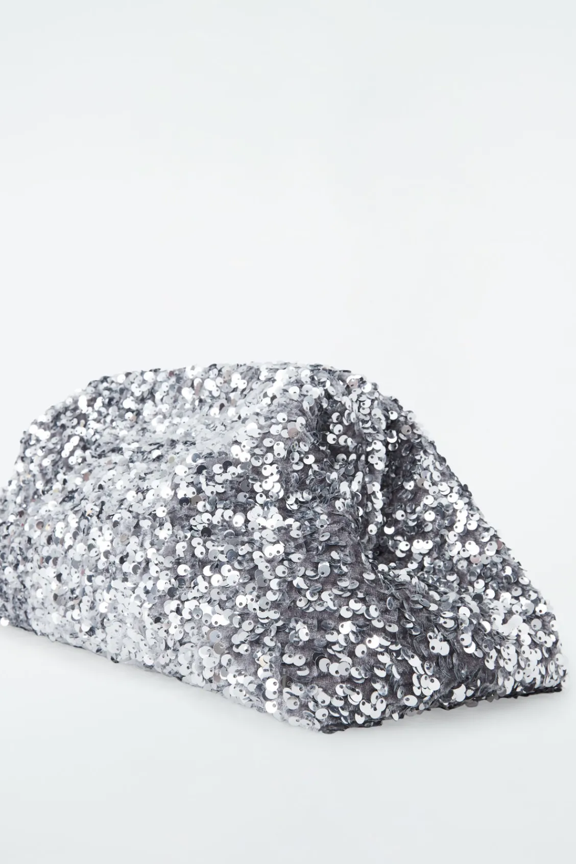 COS OVERSIZED SEQUINED FRAMED CLUTCH-Women Bags