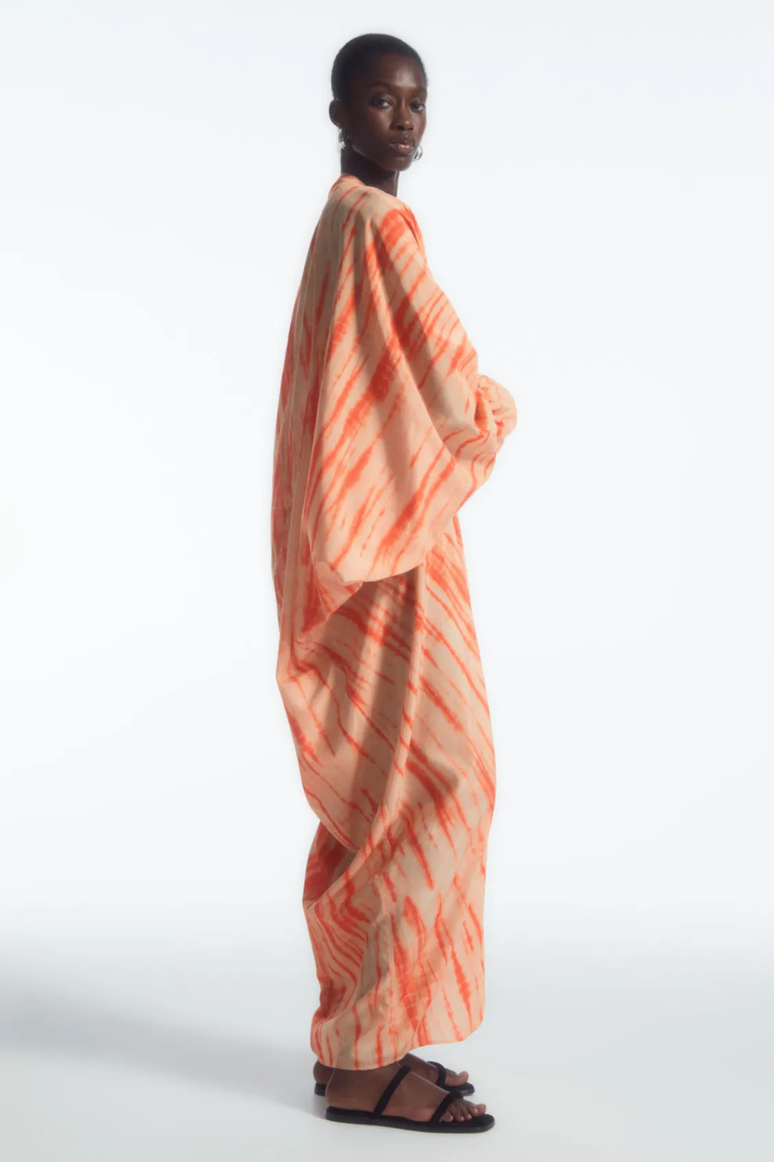 COS OVERSIZED SILK KAFTAN DRESS-Women Dresses & Jumpsuits