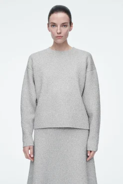 COS OVERSIZED SPARKLY MERINO WOOL SWEATER-Women Sweaters & Cardigans