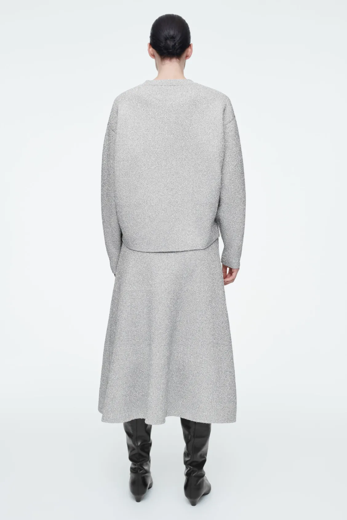 COS OVERSIZED SPARKLY MERINO WOOL SWEATER-Women Sweaters & Cardigans