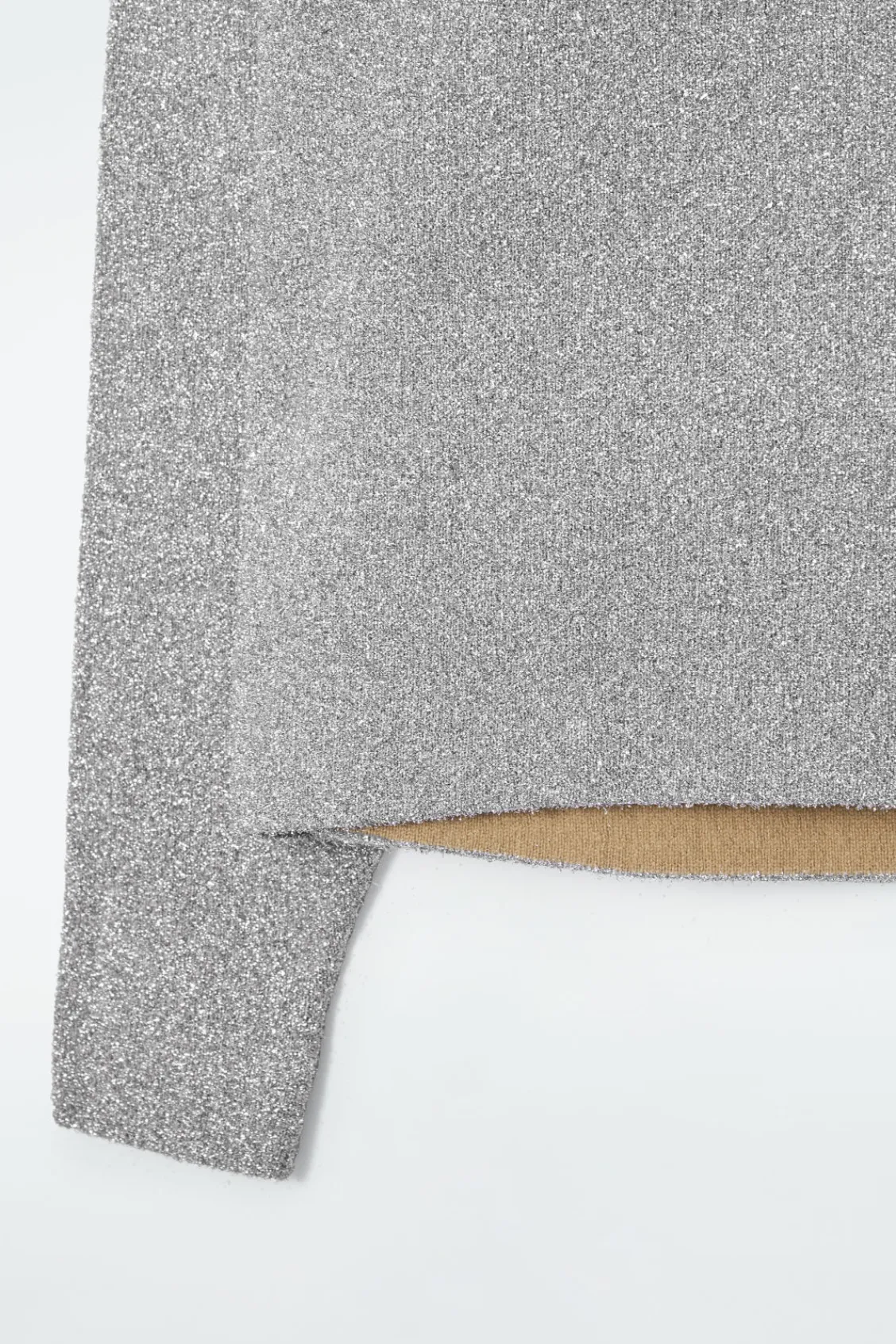 COS OVERSIZED SPARKLY MERINO WOOL SWEATER-Women Sweaters & Cardigans