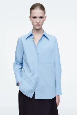 COS OVERSIZED TAILORED SHIRT-Women Shirts & Blouses | Tops