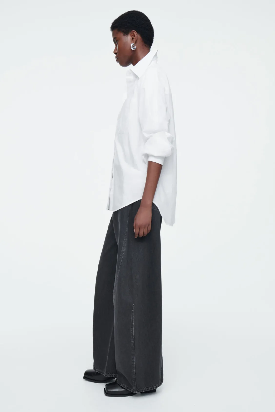 COS OVERSIZED TAILORED SHIRT-Women Shirts & Blouses | Tops
