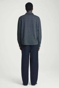 COS OVERSIZED TEXTURED COTTON OVERSHIRT- Shirts