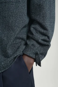 COS OVERSIZED TEXTURED COTTON OVERSHIRT- Shirts