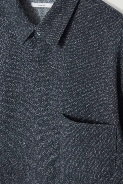COS OVERSIZED TEXTURED COTTON OVERSHIRT- Shirts