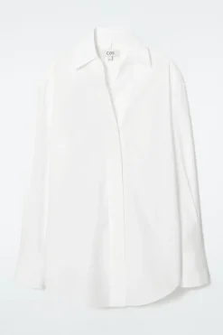 COS OVERSIZED TIE-WAIST SHIRT-Women Shirts & Blouses | Tops