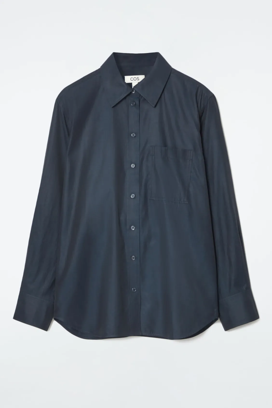 COS OVERSIZED TWILL SHIRT-Women Shirts & Blouses | Tops