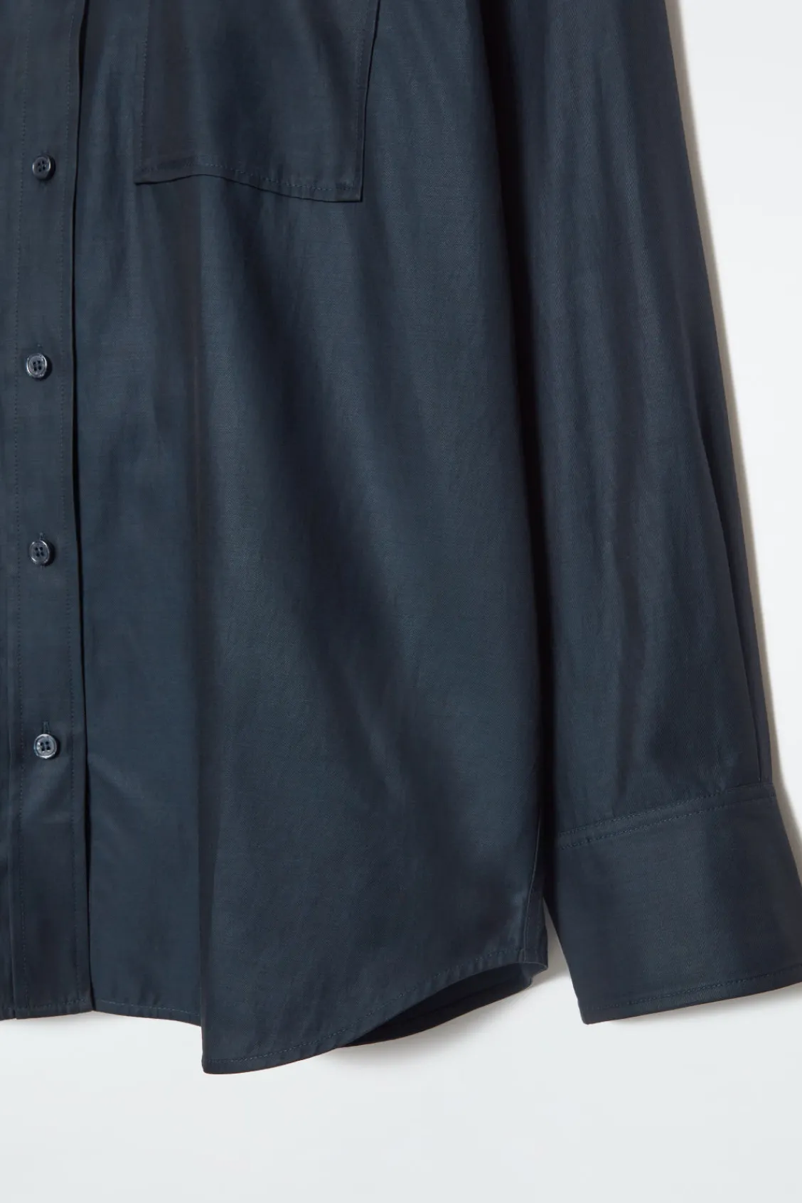 COS OVERSIZED TWILL SHIRT-Women Shirts & Blouses | Tops