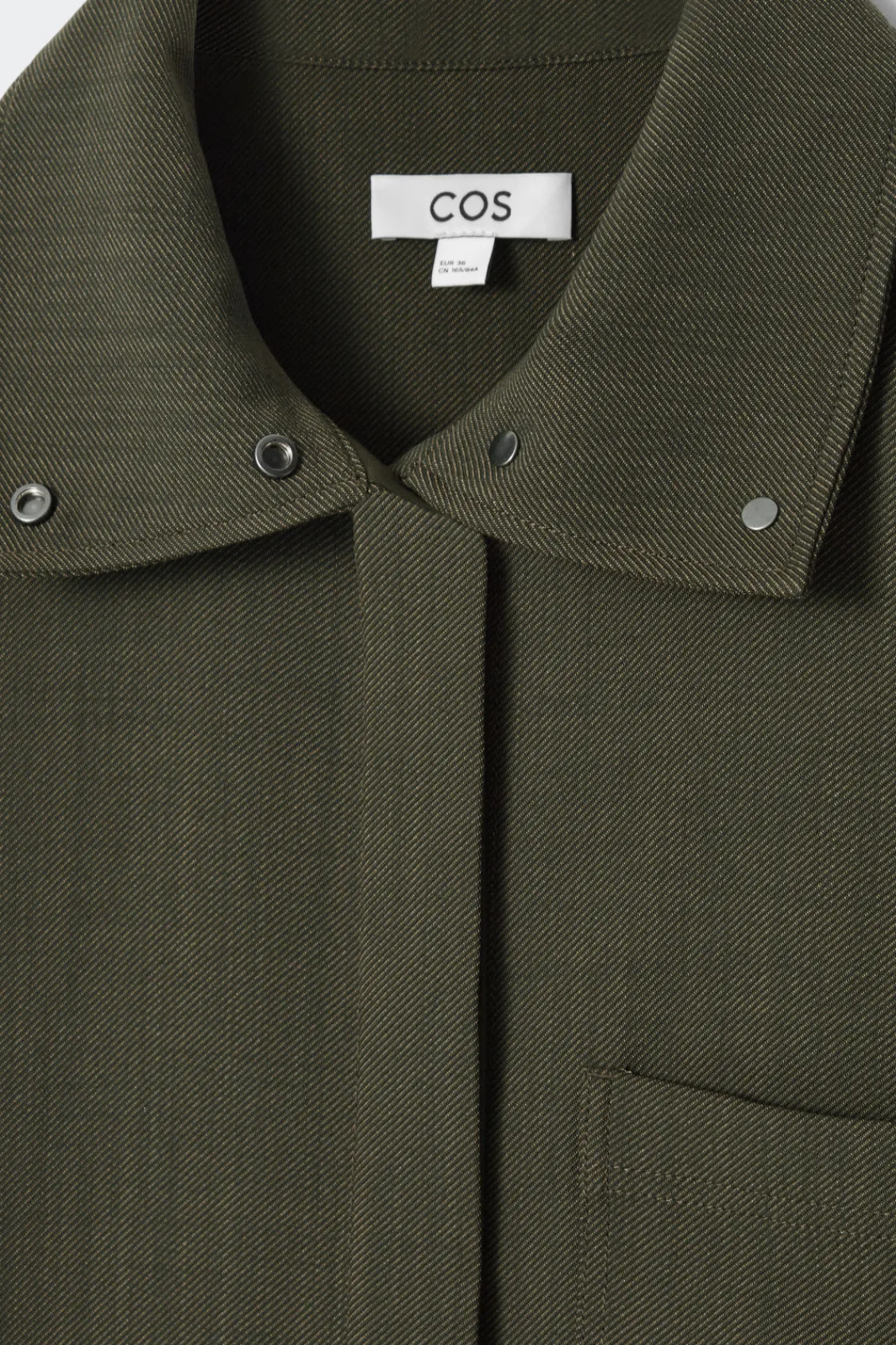 COS OVERSIZED WOOL-BLEND SHIRT DRESS-Women Dresses & Jumpsuits