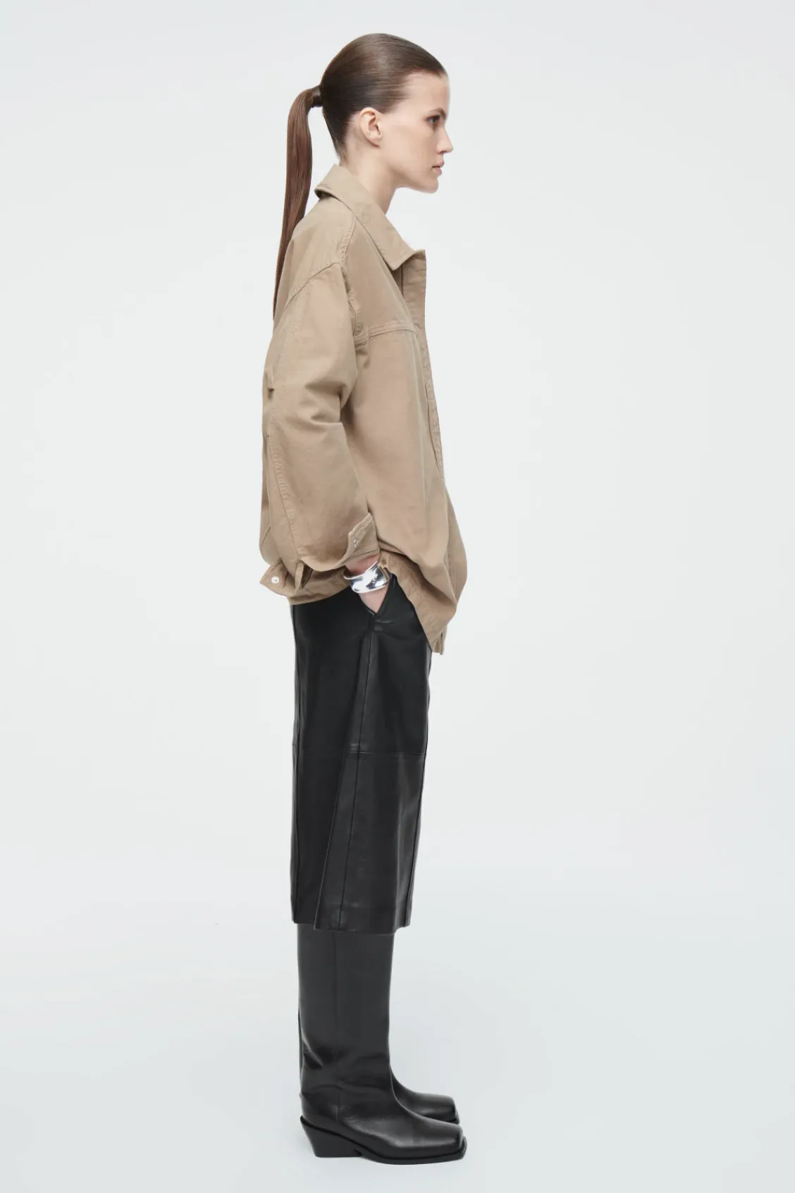 COS OVERSIZED WORKWEAR OVERSHIRT-Women Shirts & Blouses | Tops