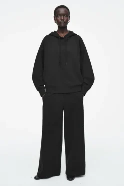 COS OVRESIZED JERSEY HOODIE-Women Tops