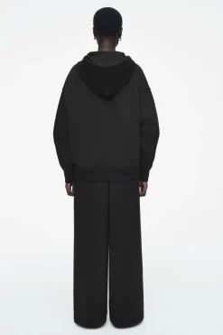 COS OVRESIZED JERSEY HOODIE-Women Tops
