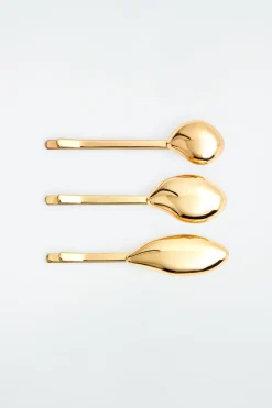 COS 3-PACK CHUNKY DROPLET HAIR SLIDES-Women Jewelry