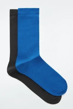 COS 2-PACK COTTON SOCKS-Women Socks & Tights
