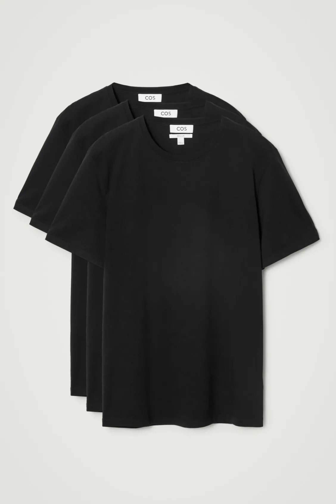 COS 3-PACK REGULAR COTTON T-SHIRTS- T-Shirts