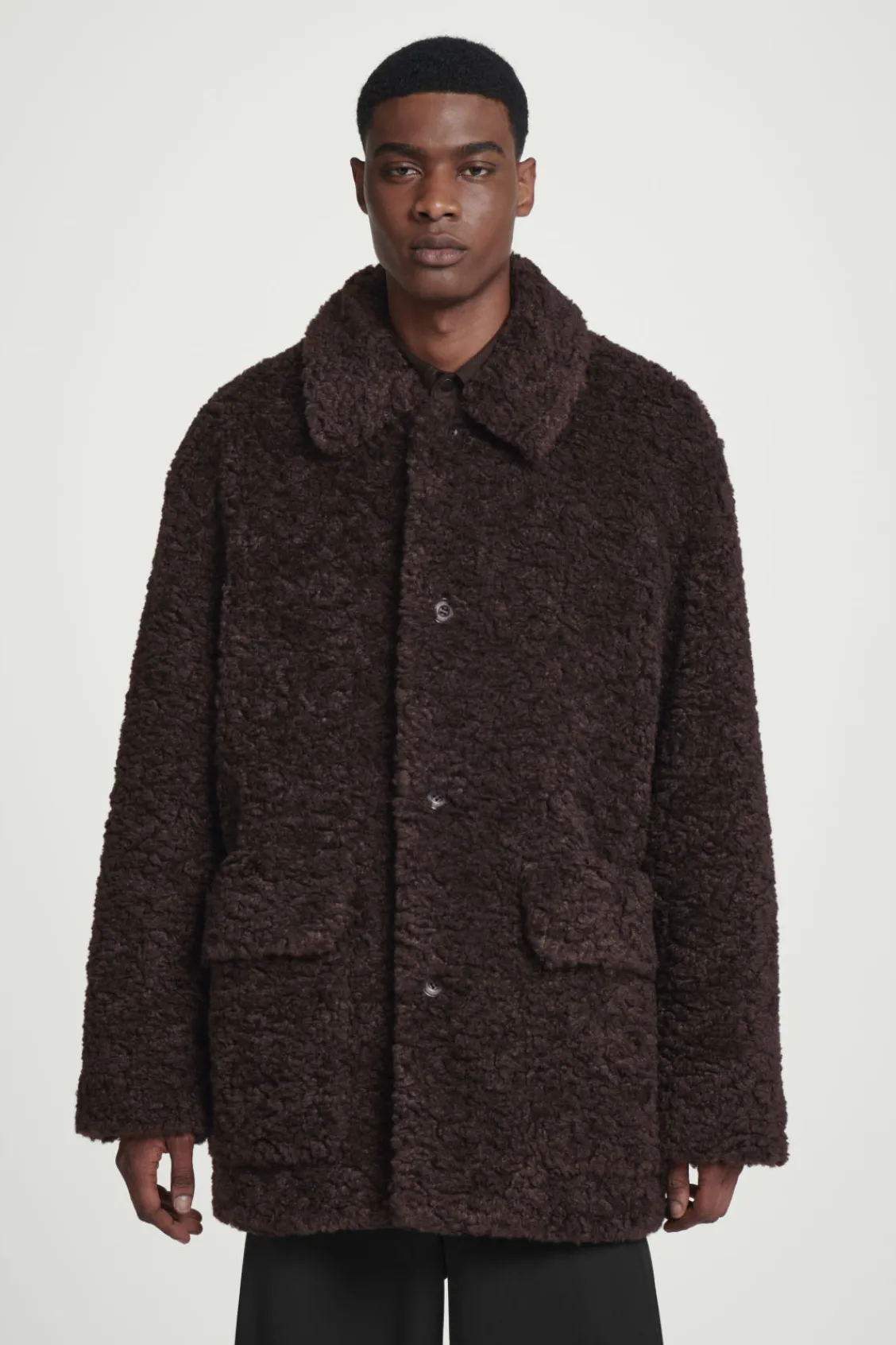 COS PADDED TEDDY JACKET- Coats & Jackets