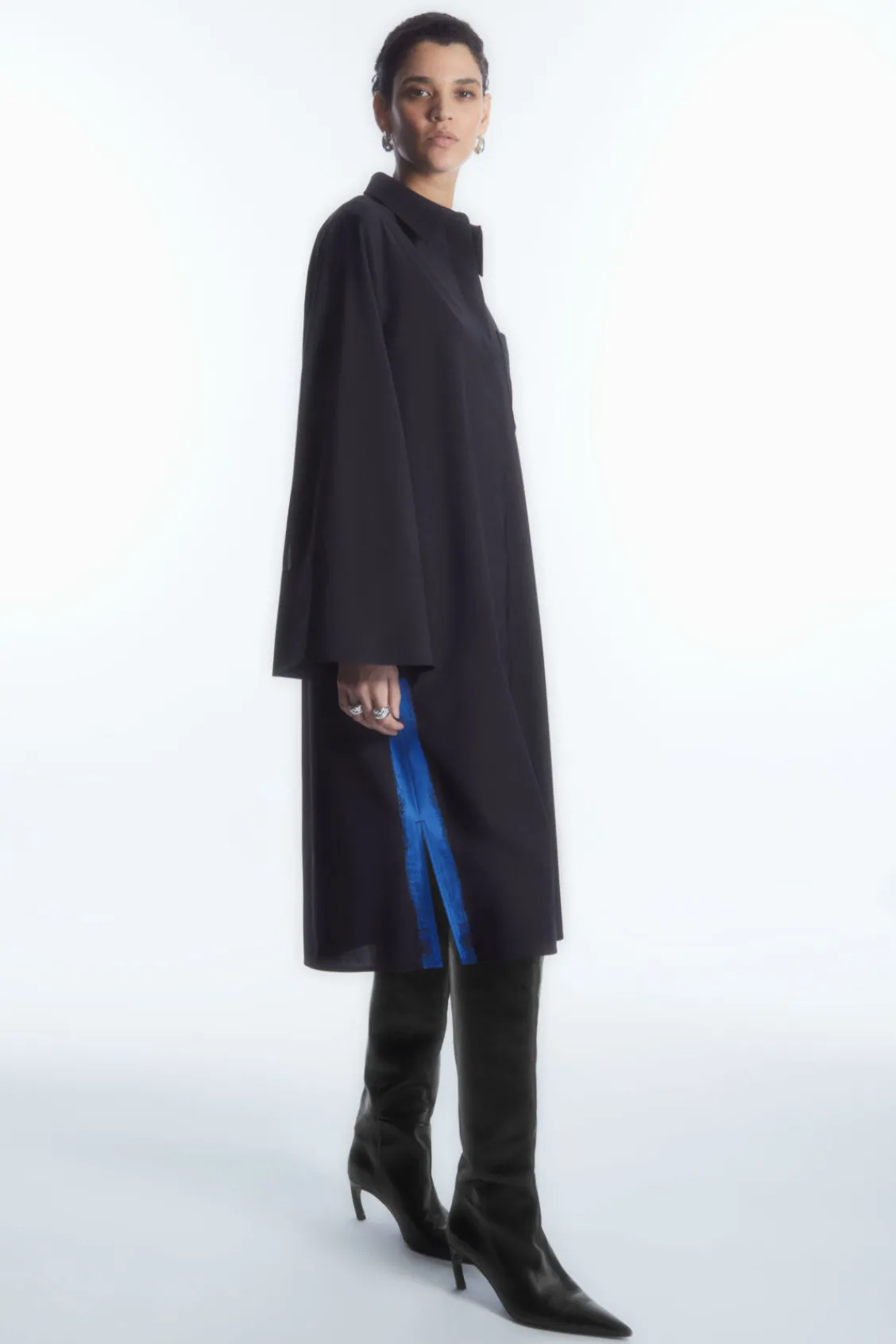 COS PAINTED WOOL SHIRT DRESS-Women Dresses & Jumpsuits