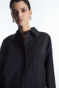 COS PAINTED WOOL SHIRT DRESS-Women Dresses & Jumpsuits
