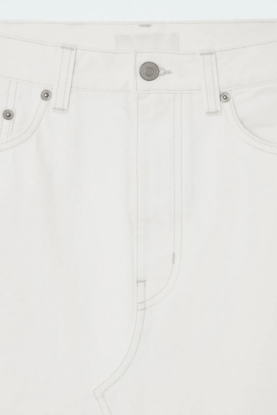 COS PANELED DENIM MAXI SKIRT-Women Skirts
