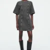 COS PANELED DENIM MINI DRESS-Women Dresses & Jumpsuits