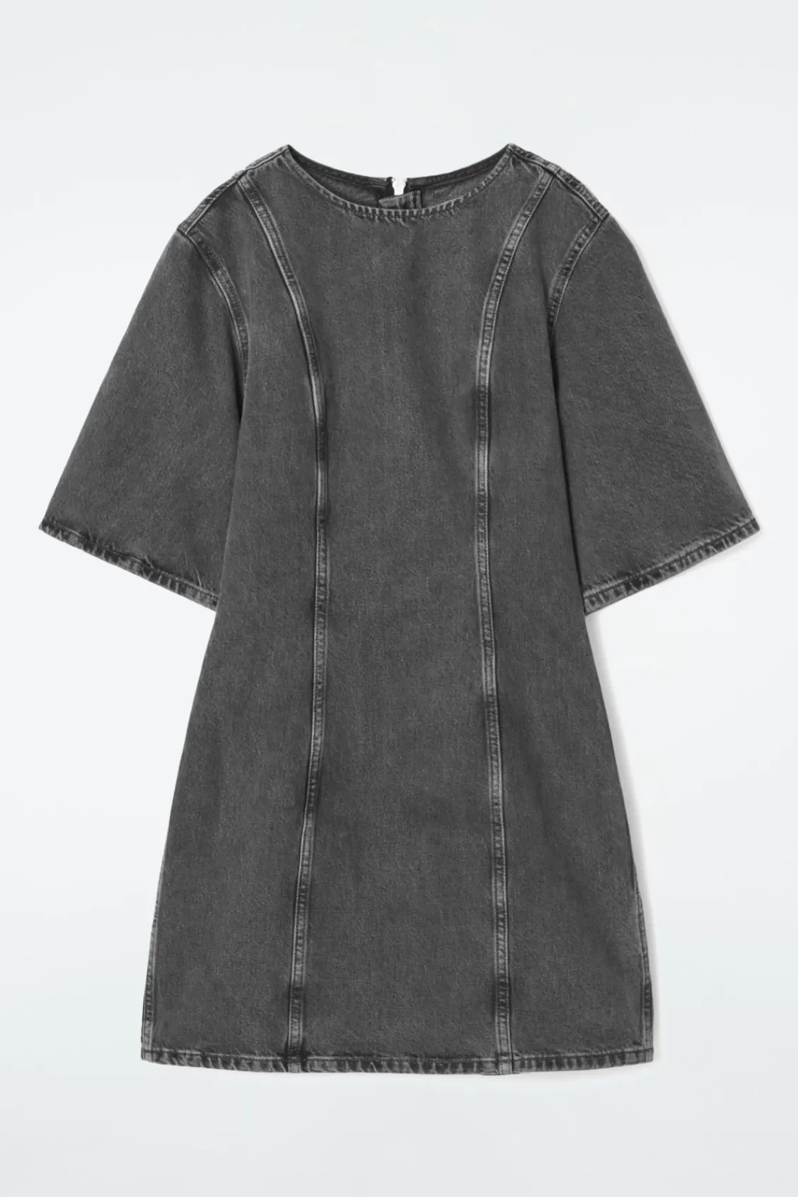 COS PANELED DENIM MINI DRESS-Women Dresses & Jumpsuits