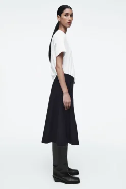 COS PANELLED WOOL MIDI SKIRT-Women Skirts