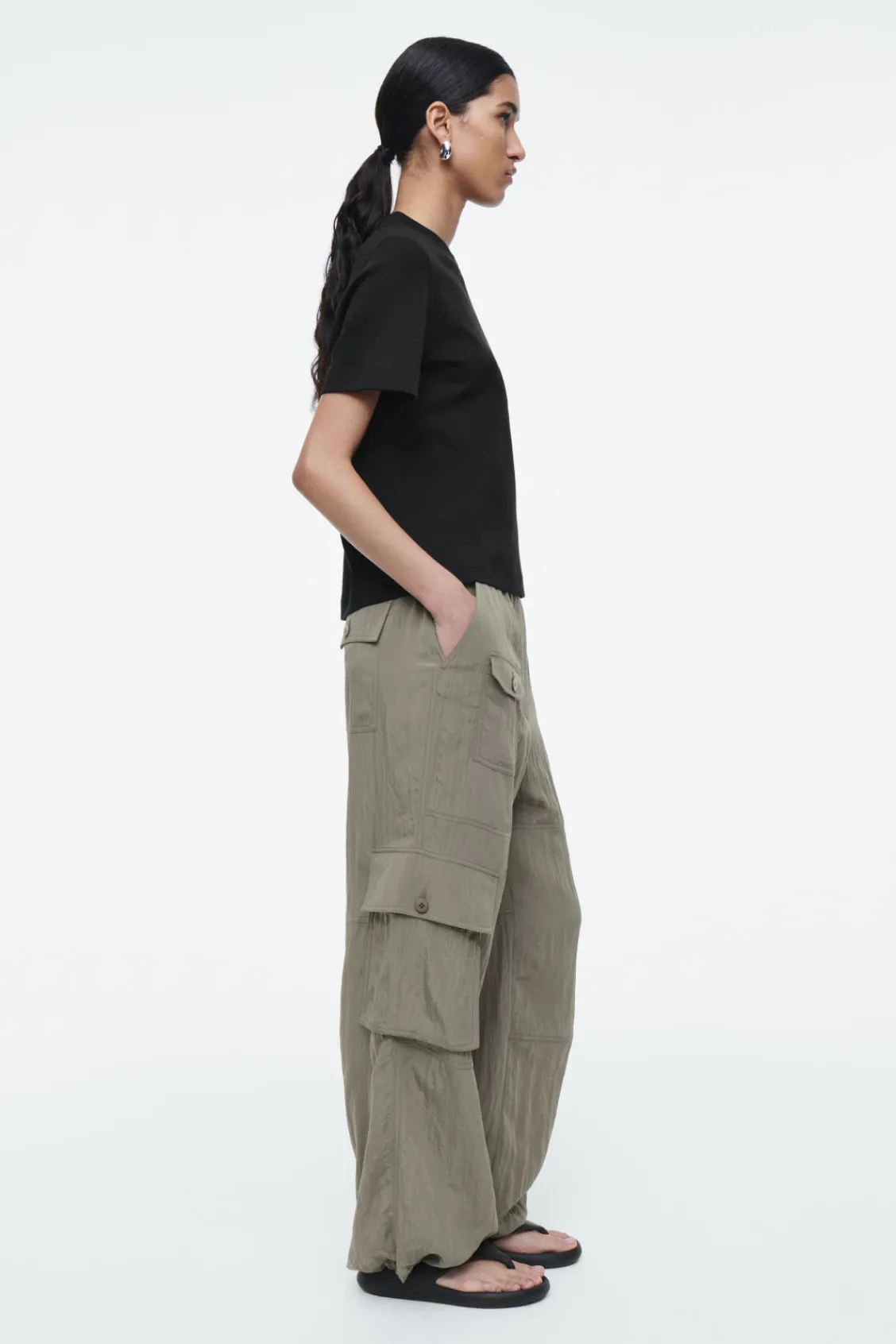 COS PARACHUTE CARGO PANTS-Women Pants