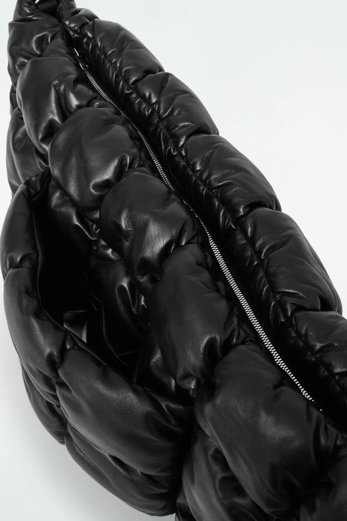 COS PILLOW OVERSIZED QUILTED CLUTCH - LEATHER-Women Bags
