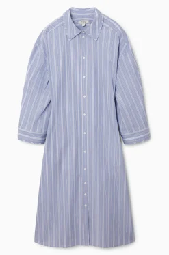 COS PINSTRIPED SHIRT DRESS-Women Dresses & Jumpsuits