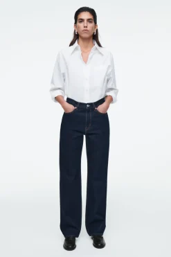 COS PINTUCKED LEATHER PENNY LOAFERS-Women Shoes