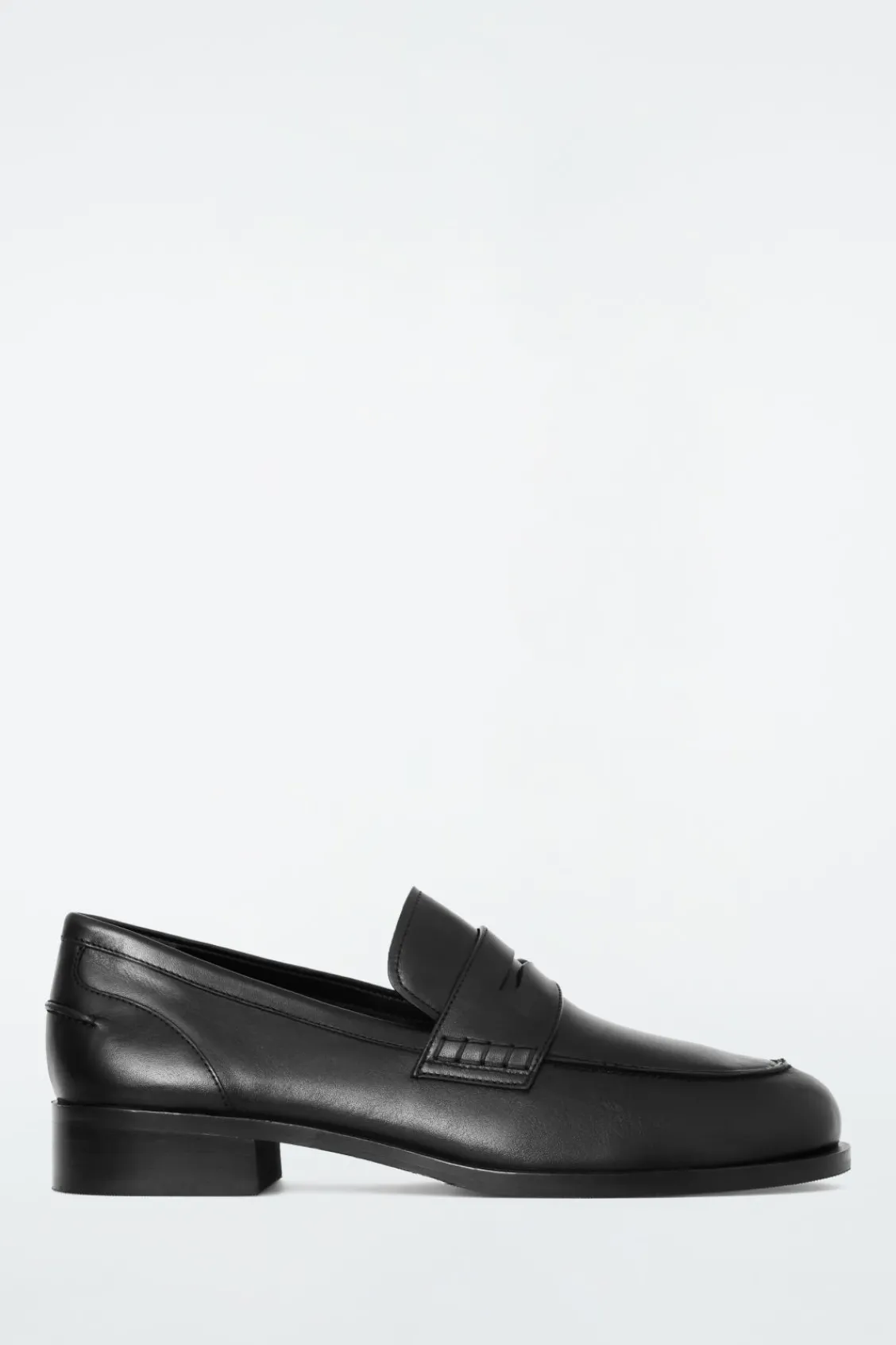 COS PINTUCKED LEATHER PENNY LOAFERS-Women Shoes