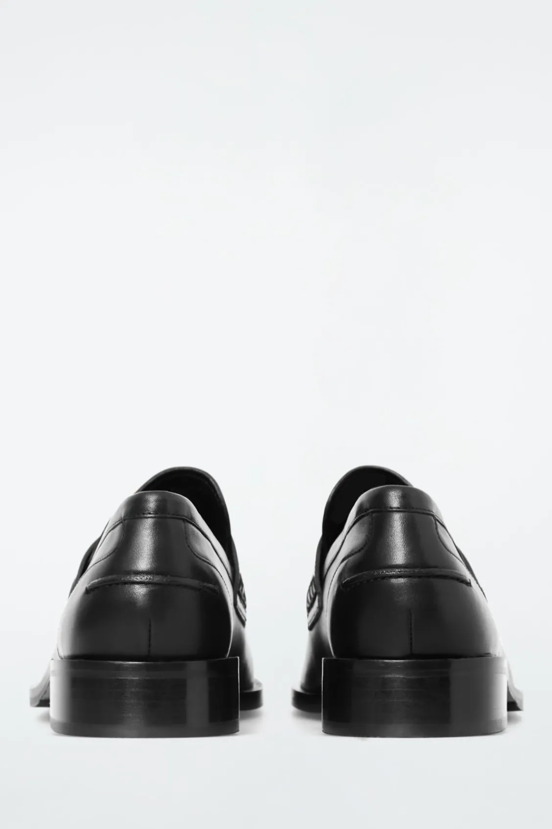COS PINTUCKED LEATHER PENNY LOAFERS-Women Shoes