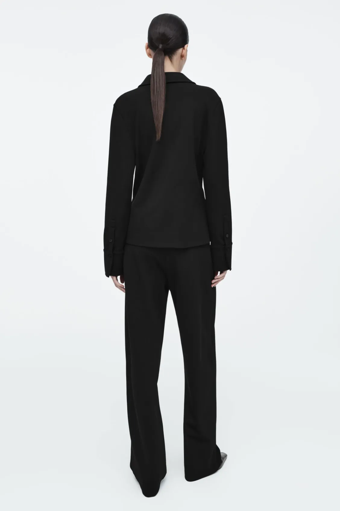 COS PINTUCKED STRAIGHT-LEG PANTS-Women Pants