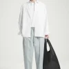 COS PINTUCKED TAPERED TRACK PANTS- Pants