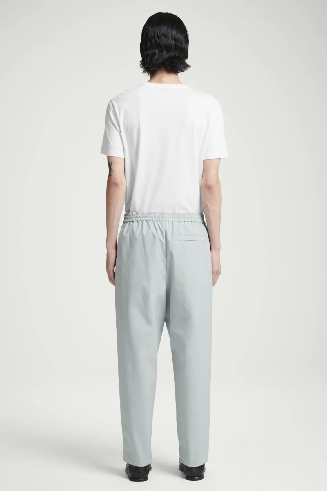 COS PINTUCKED TAPERED TRACK PANTS- Pants