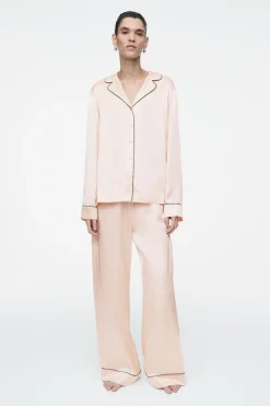 COS PIPED SILK PAJAMA PANTS-Women Pants