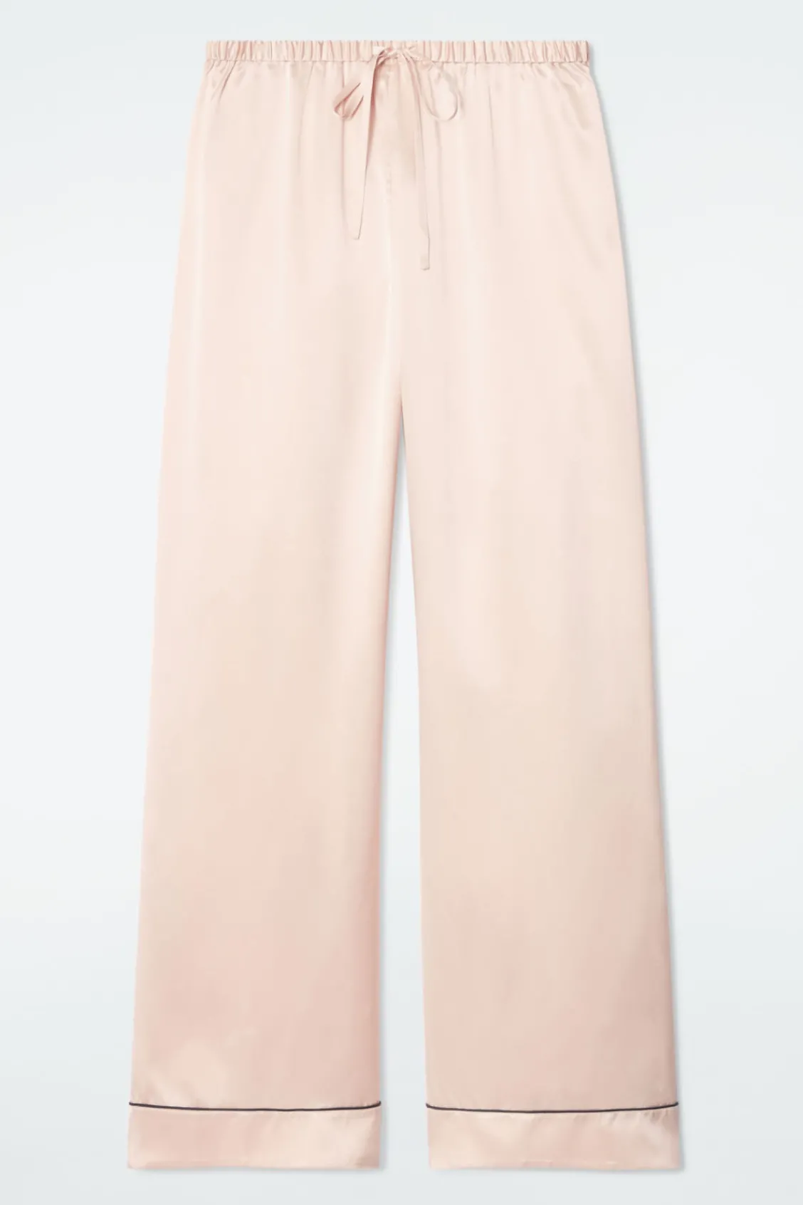 COS PIPED SILK PAJAMA PANTS-Women Pants