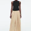 COS PLEATED A-LINE MIDI SKIRT-Women Skirts