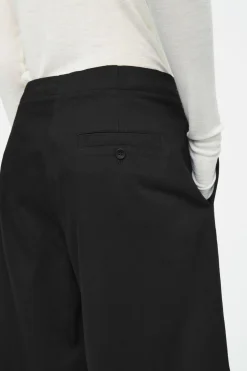 COS PLEATED BARREL-LEG CHINOS-Women Pants