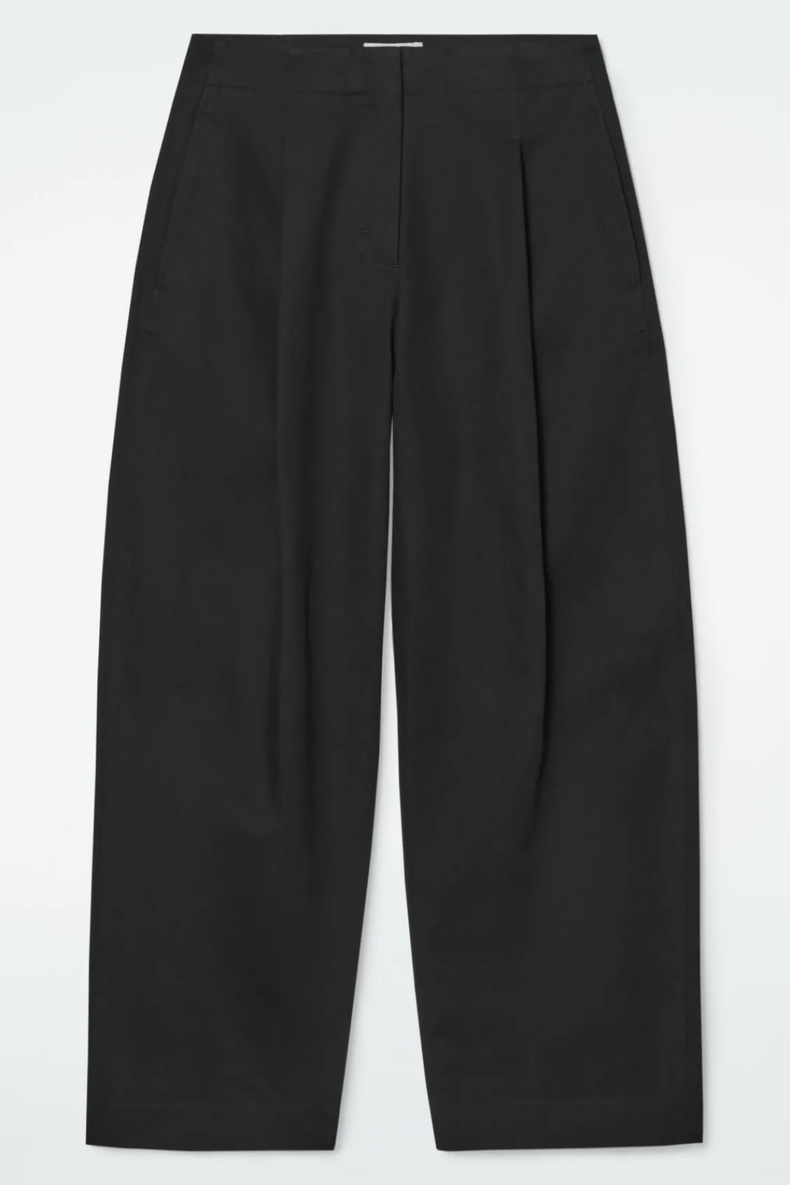 COS PLEATED BARREL-LEG CHINOS-Women Pants