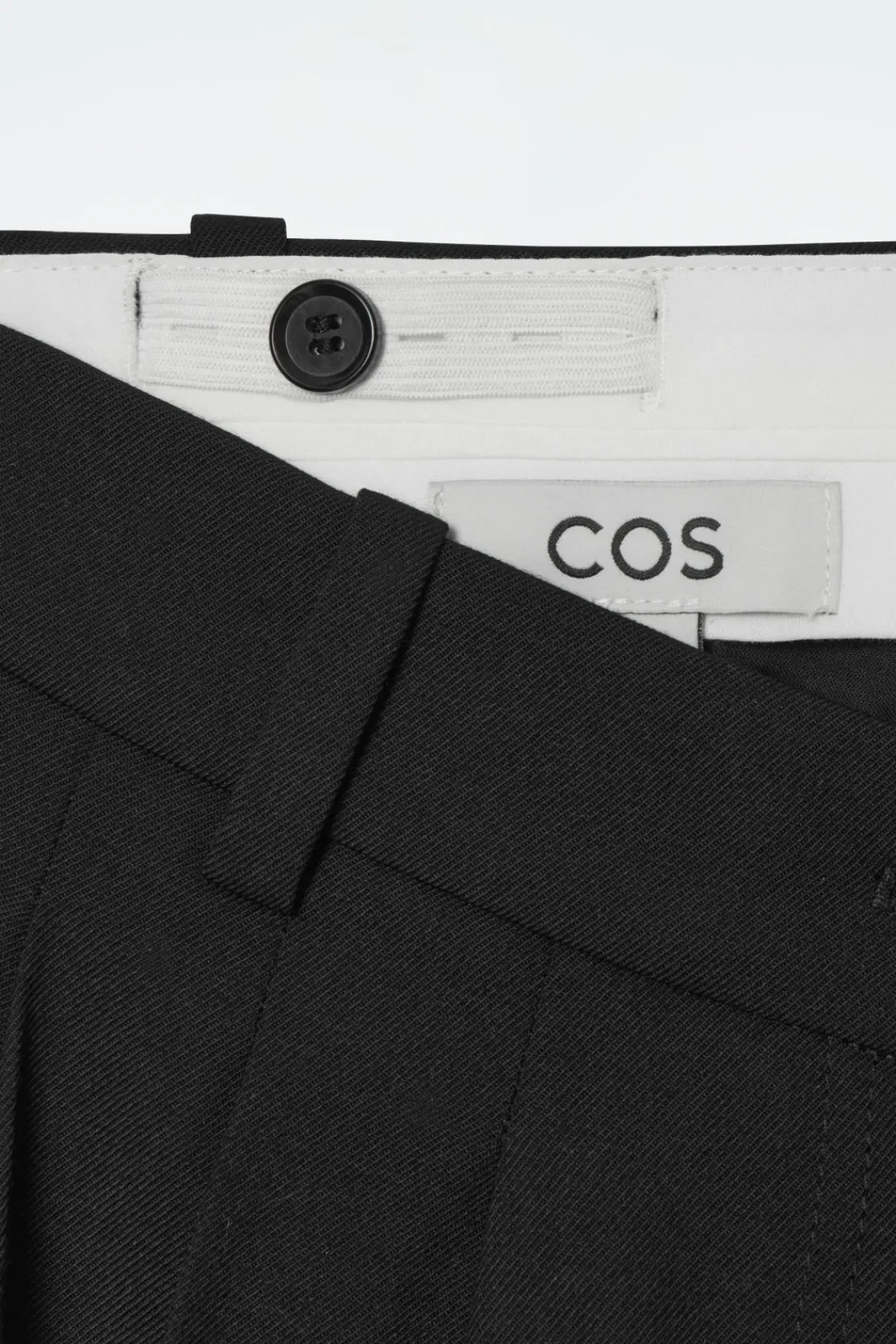 COS PLEATED BARREL-LEG WOOL-BLEND PANTS-Women Pants