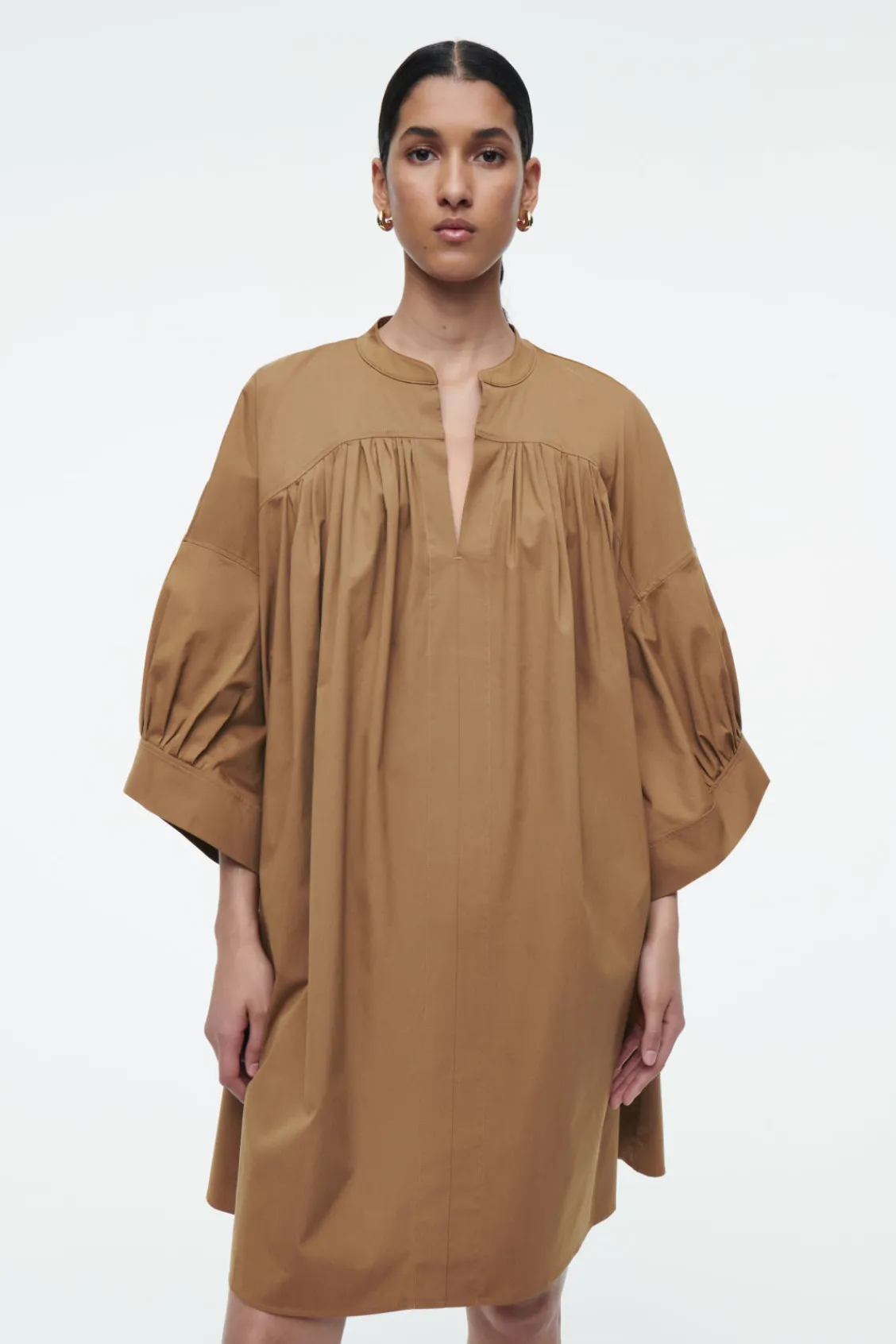 COS PLEATED MINI TUNIC DRESS-Women Dresses & Jumpsuits