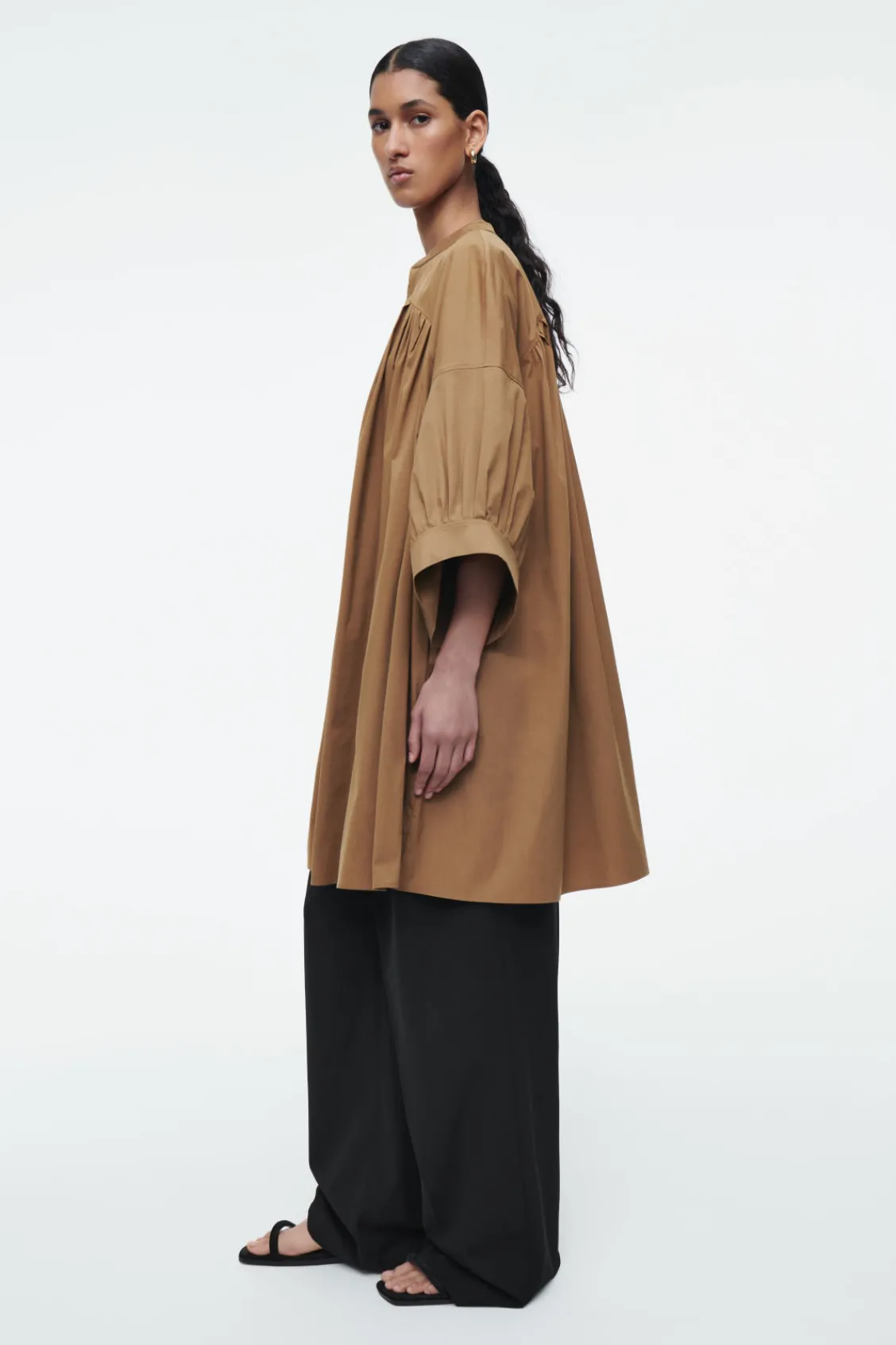 COS PLEATED MINI TUNIC DRESS-Women Dresses & Jumpsuits