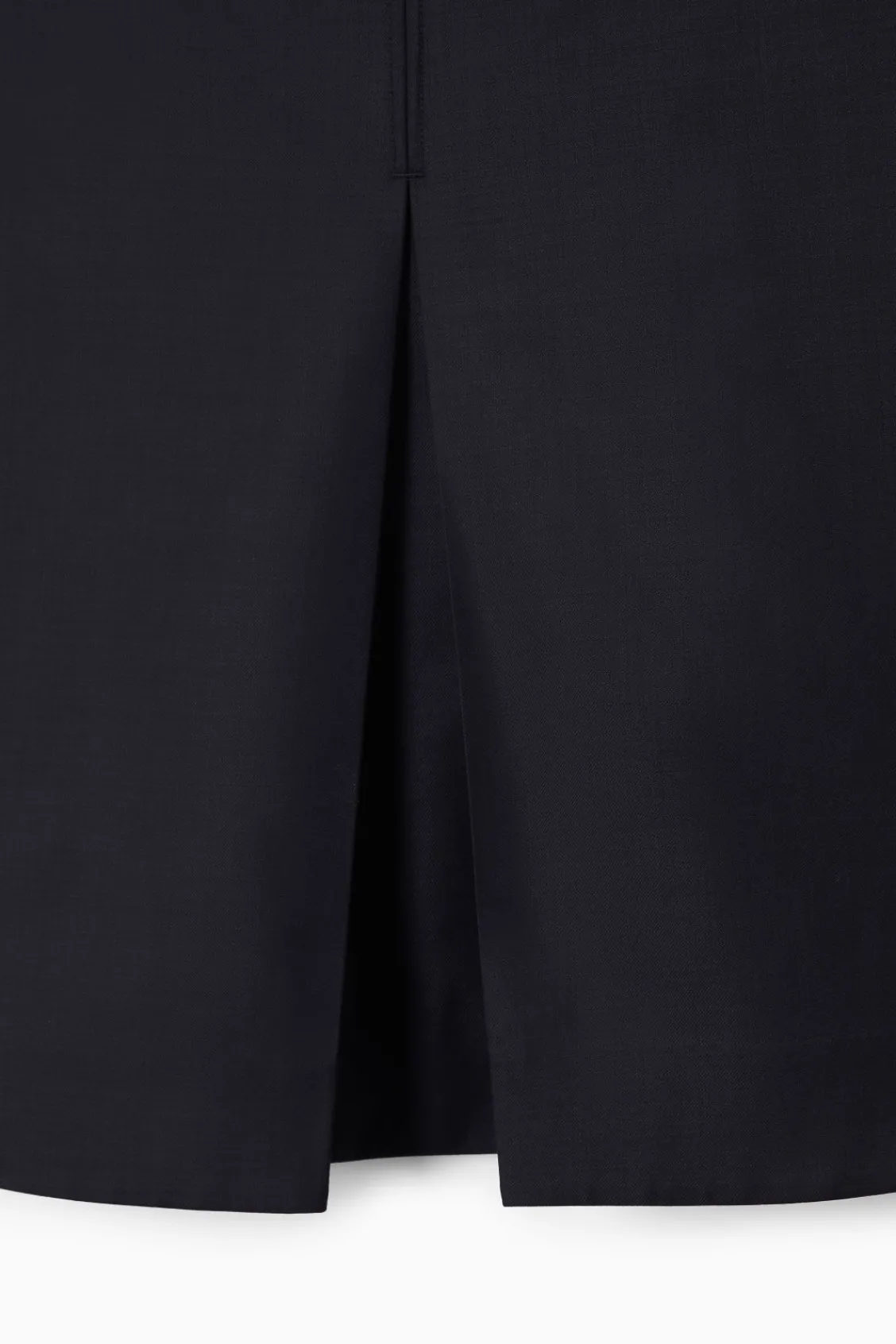 COS PLEATED WOOL-BLEND MINI SKIRT-Women Skirts