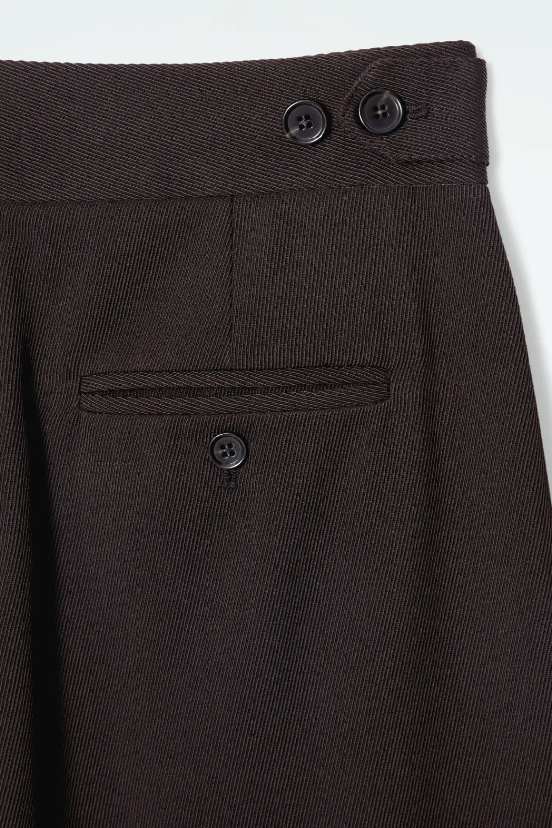 COS PLEATED WOOL-BLEND TAPERED PANTS-Women Vests & Tailoring | Pants