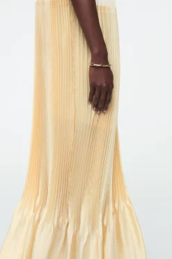COS PLISSÉ HALTERNECK MAXI DRESS-Women Dresses & Jumpsuits