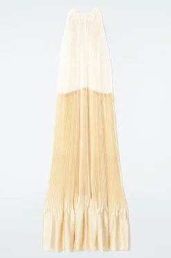 COS PLISSÉ HALTERNECK MAXI DRESS-Women Dresses & Jumpsuits