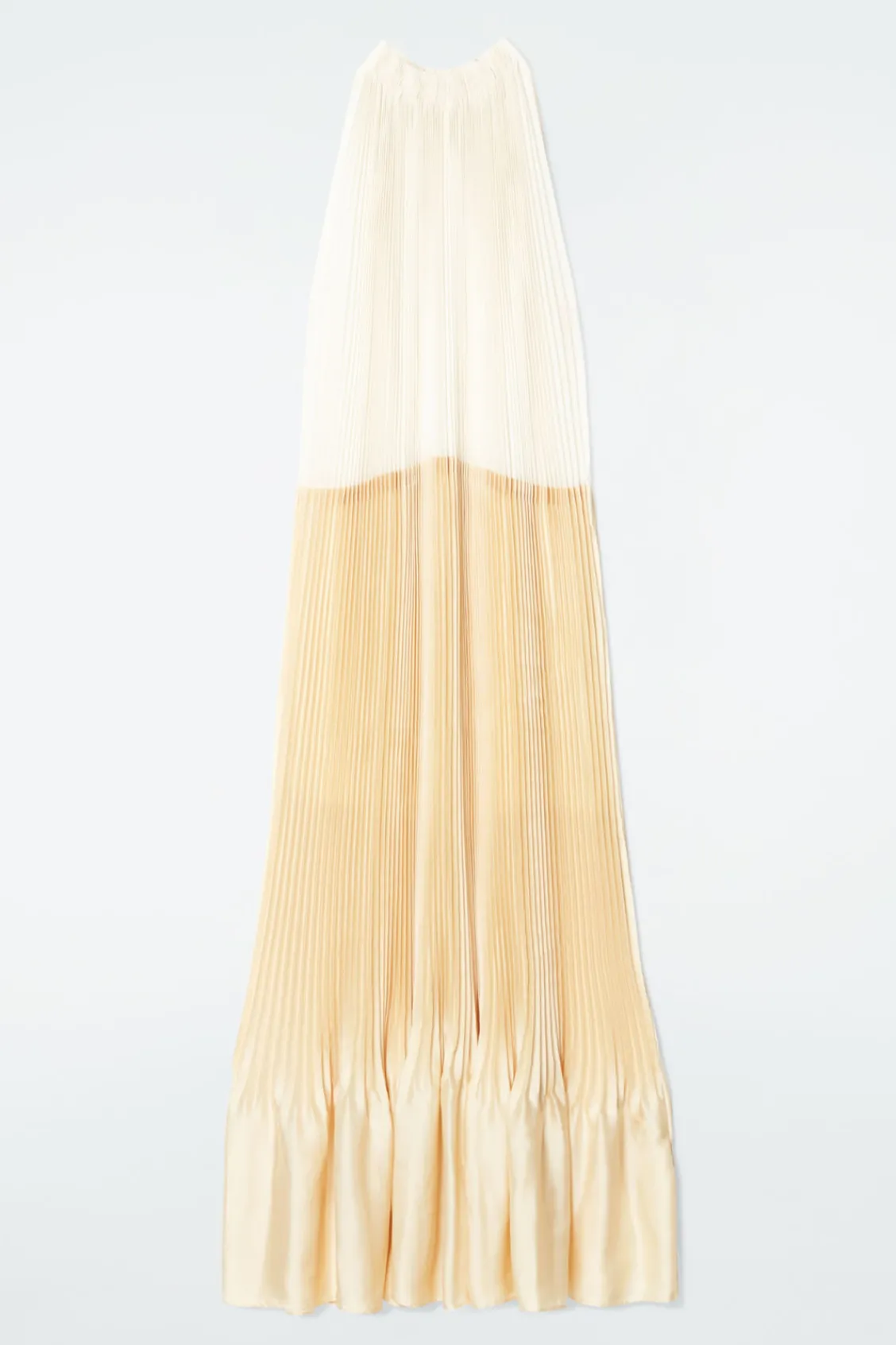 COS PLISSÉ HALTERNECK MAXI DRESS-Women Dresses & Jumpsuits